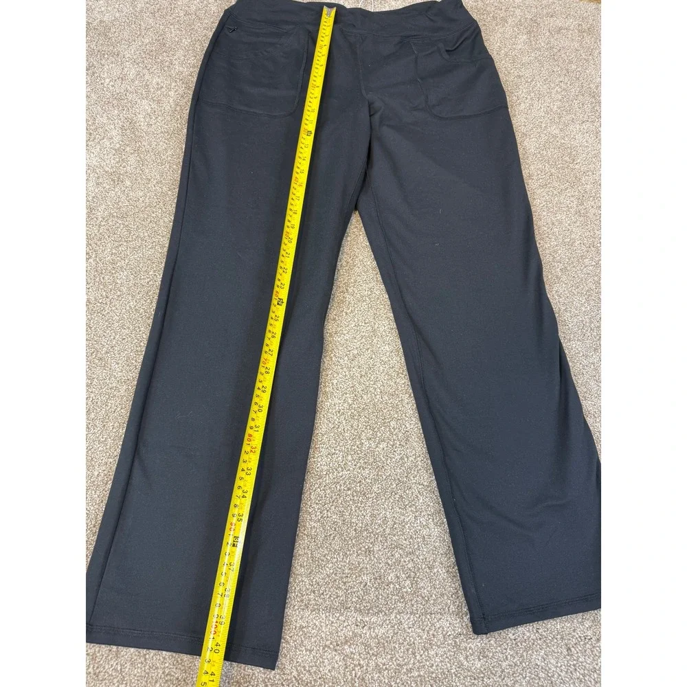 LOT Womens Pants‎ Large Lands End Womens Pants 14-16 Black Navy Olive Stretch